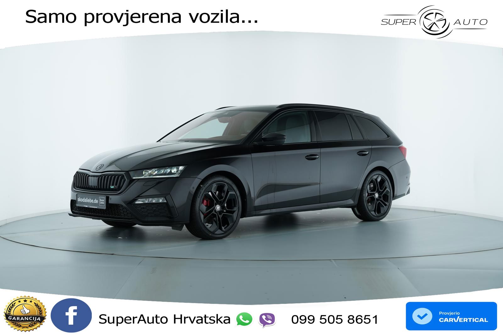 Škoda Octavia Combi RS 2.0 TSI (245 KS) DSG LED+GR SJED+ACC