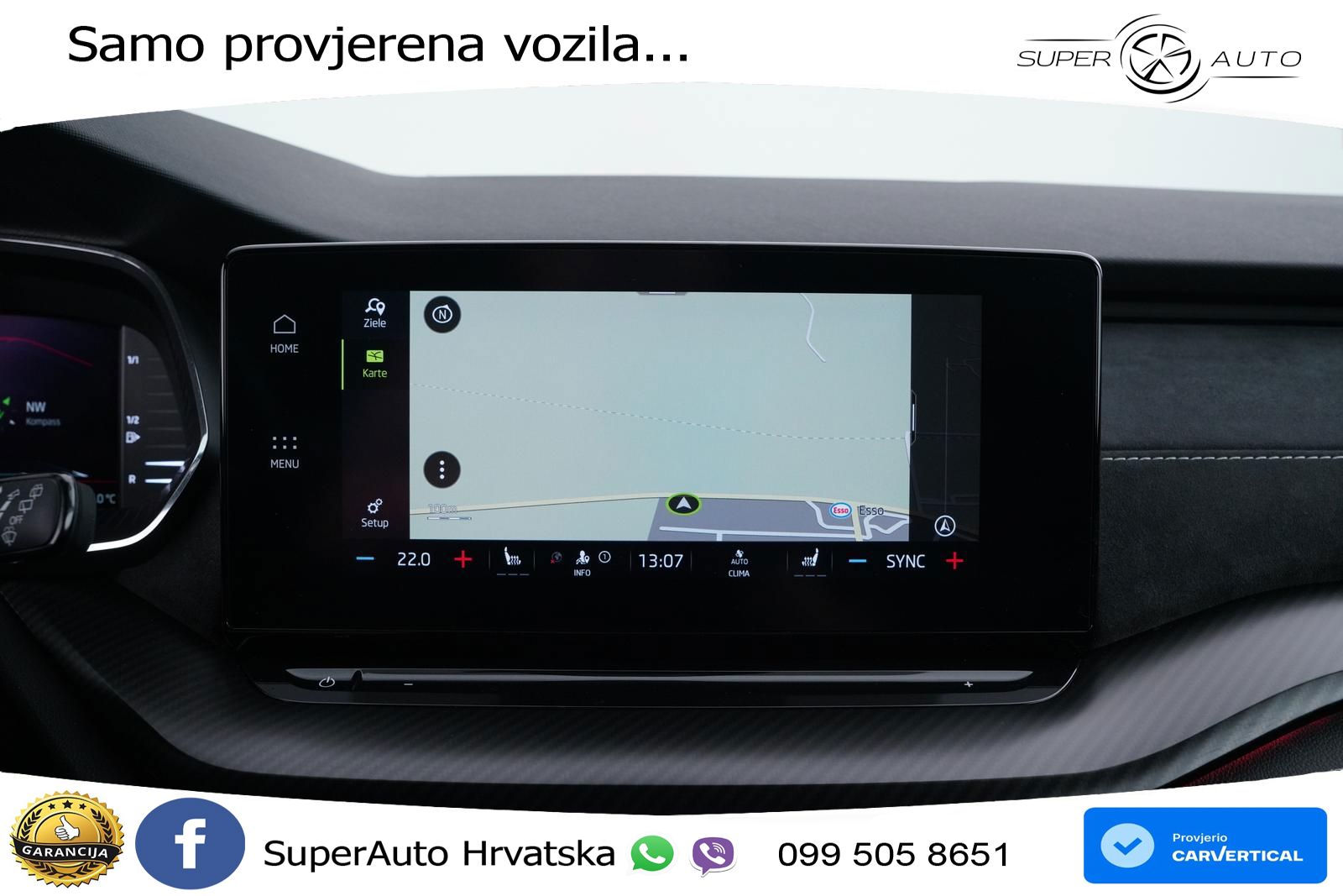 Škoda Octavia Combi RS 2.0 TSI (245 KS) DSG LED+GR SJED+ACC