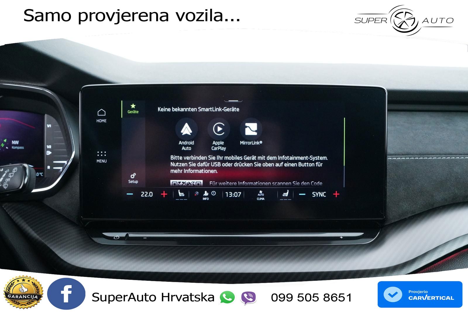 Škoda Octavia Combi RS 2.0 TSI (245 KS) DSG LED+GR SJED+ACC