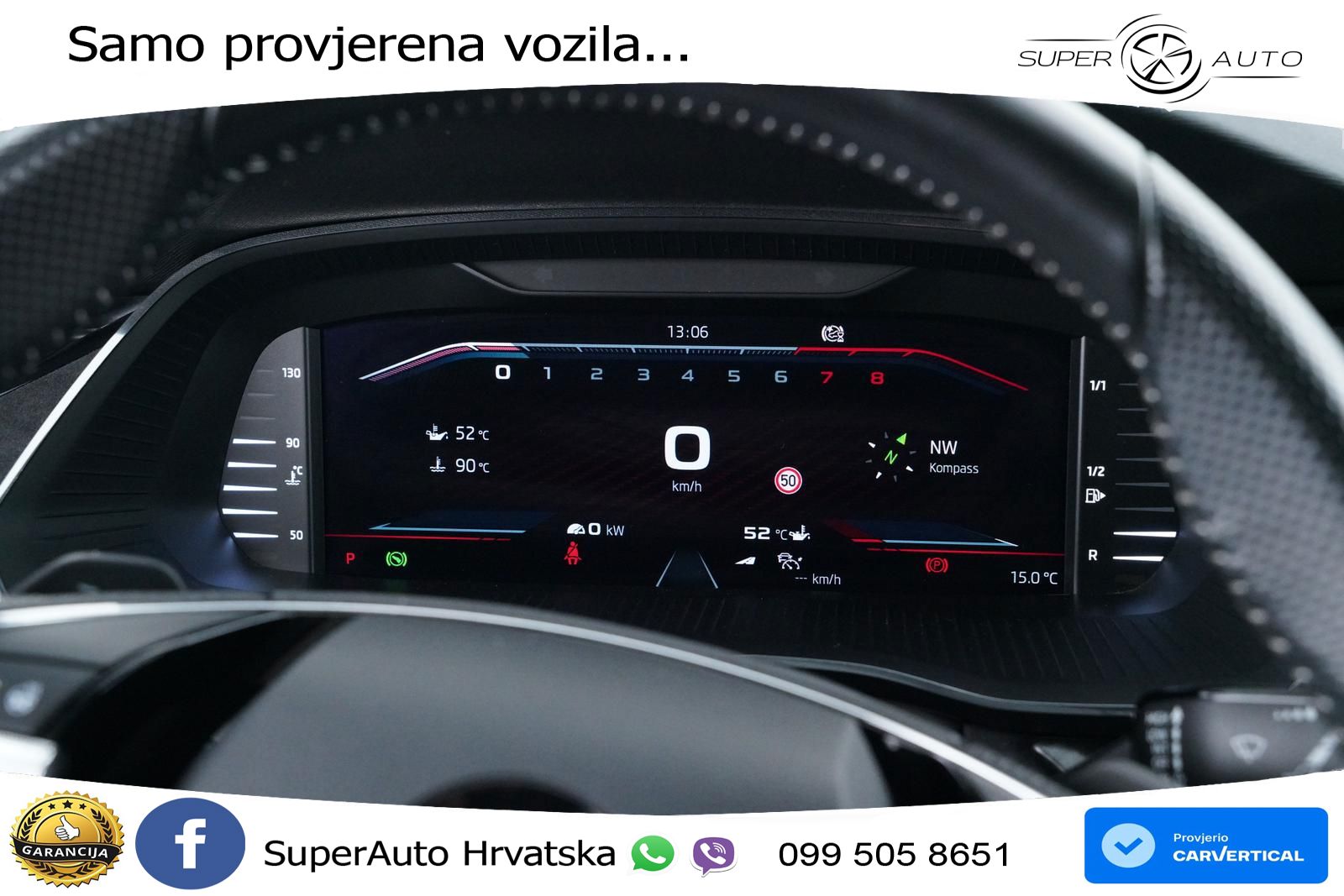 Škoda Octavia Combi RS 2.0 TSI (245 KS) DSG LED+GR SJED+ACC