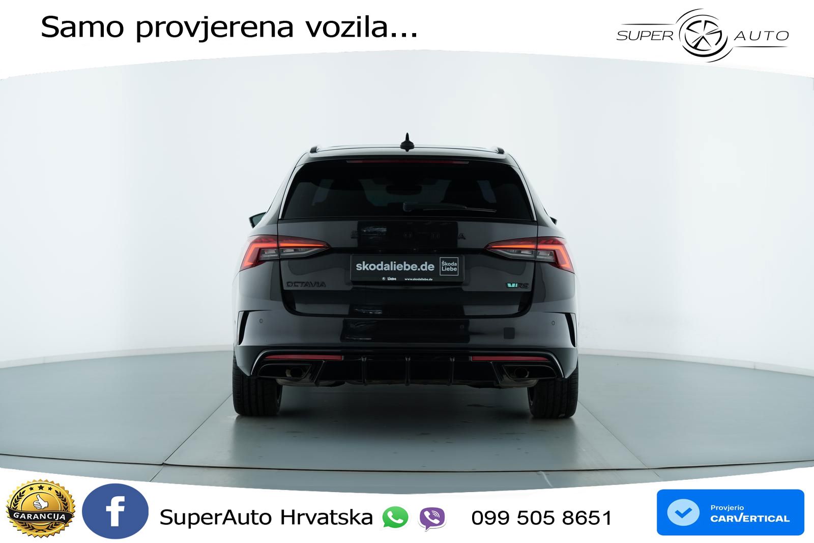Škoda Octavia Combi RS 2.0 TSI (245 KS) DSG LED+GR SJED+ACC