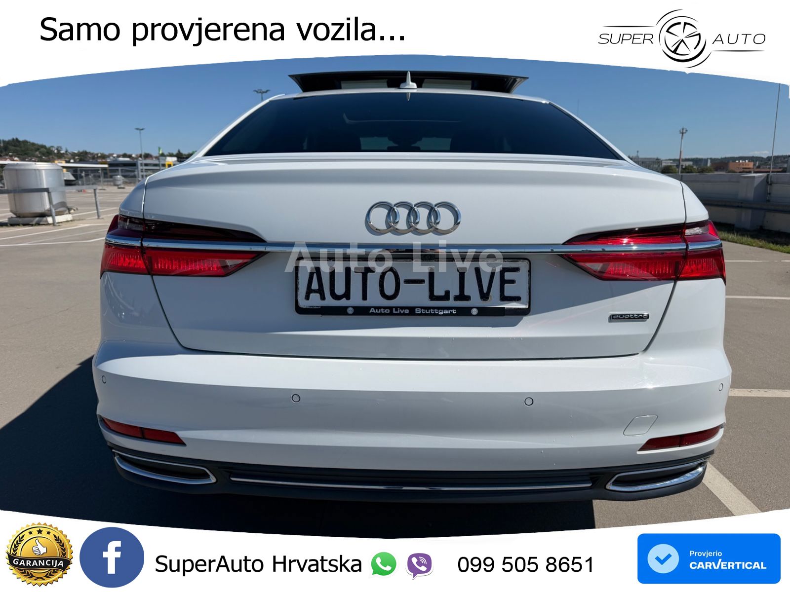 Audi A6 45 TFSI (265 KS) quattro ultra S tronic LED+GR SJED+ACC