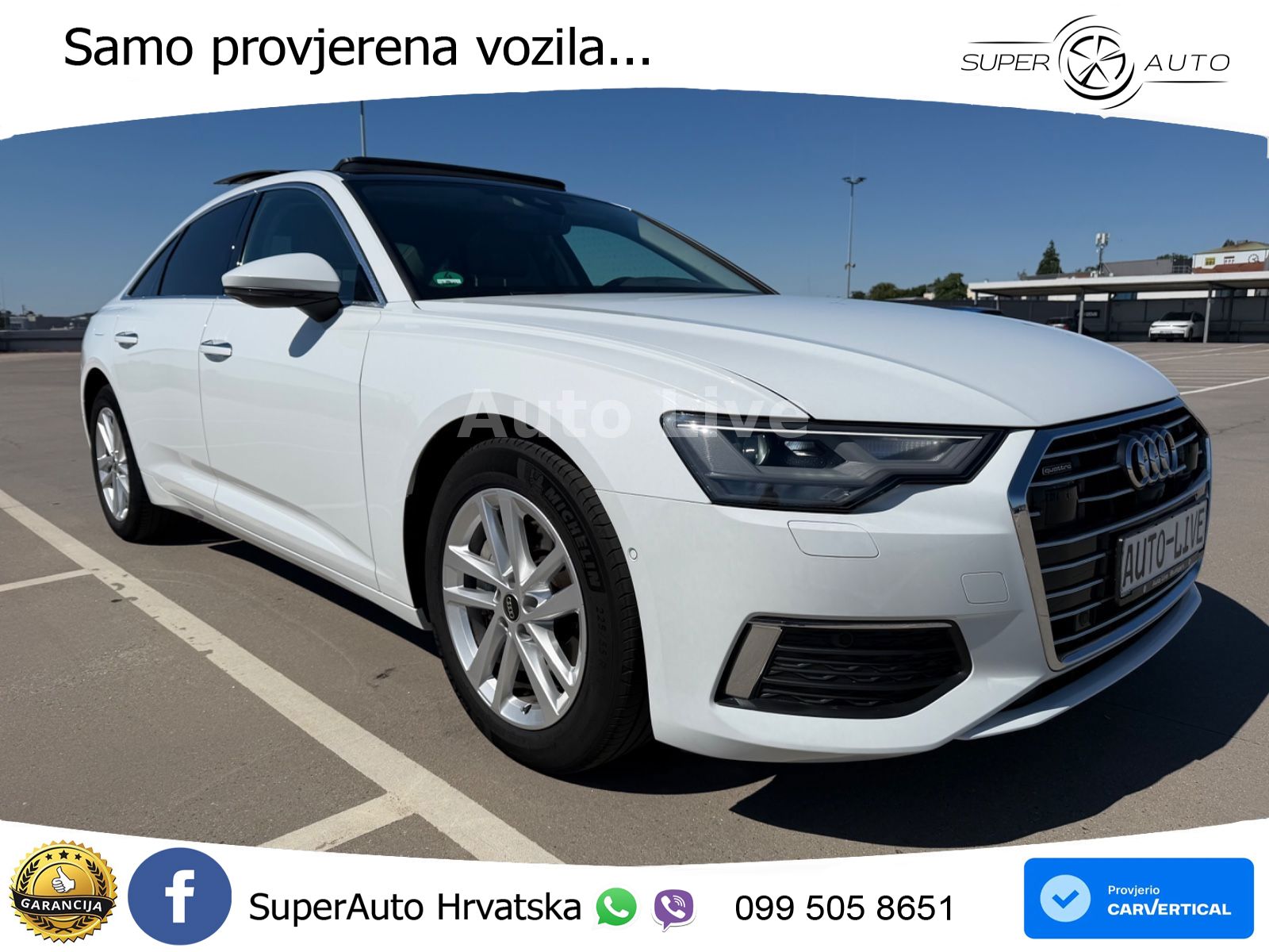 Audi A6 45 TFSI (265 KS) quattro ultra S tronic LED+GR SJED+ACC