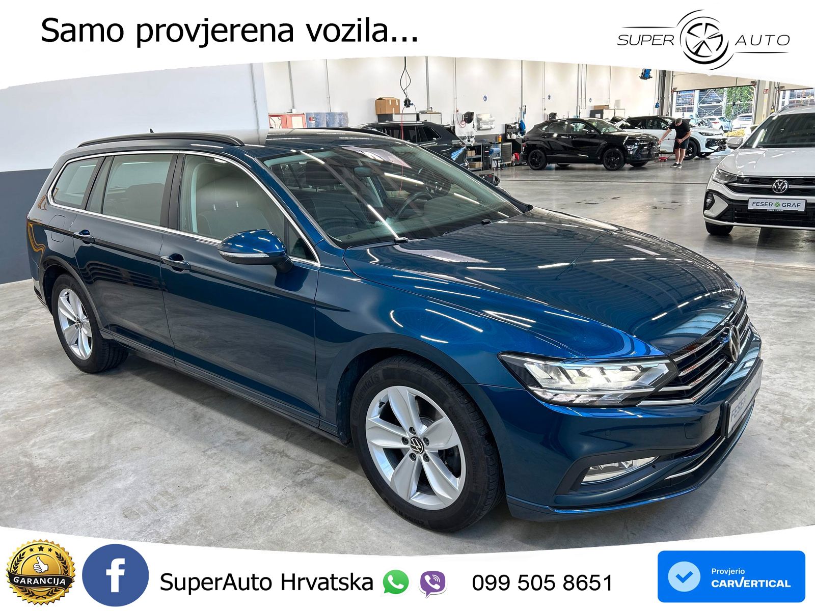 Volkswagen Passat Variant 2.0 TSI (190 KS) DSG Business LED+GR SJED+ACC