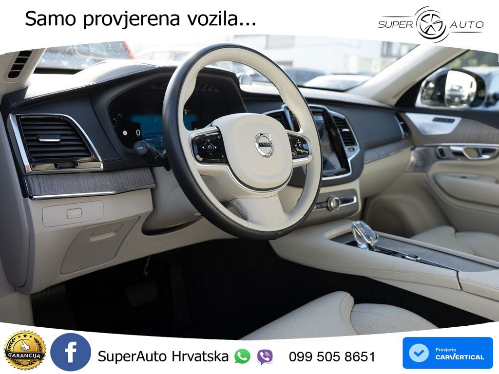 Volvo XC90 2.0 B5 Diesel AWD Automatic ZRAČNI+ACC+GR SJED+KAM+PANO