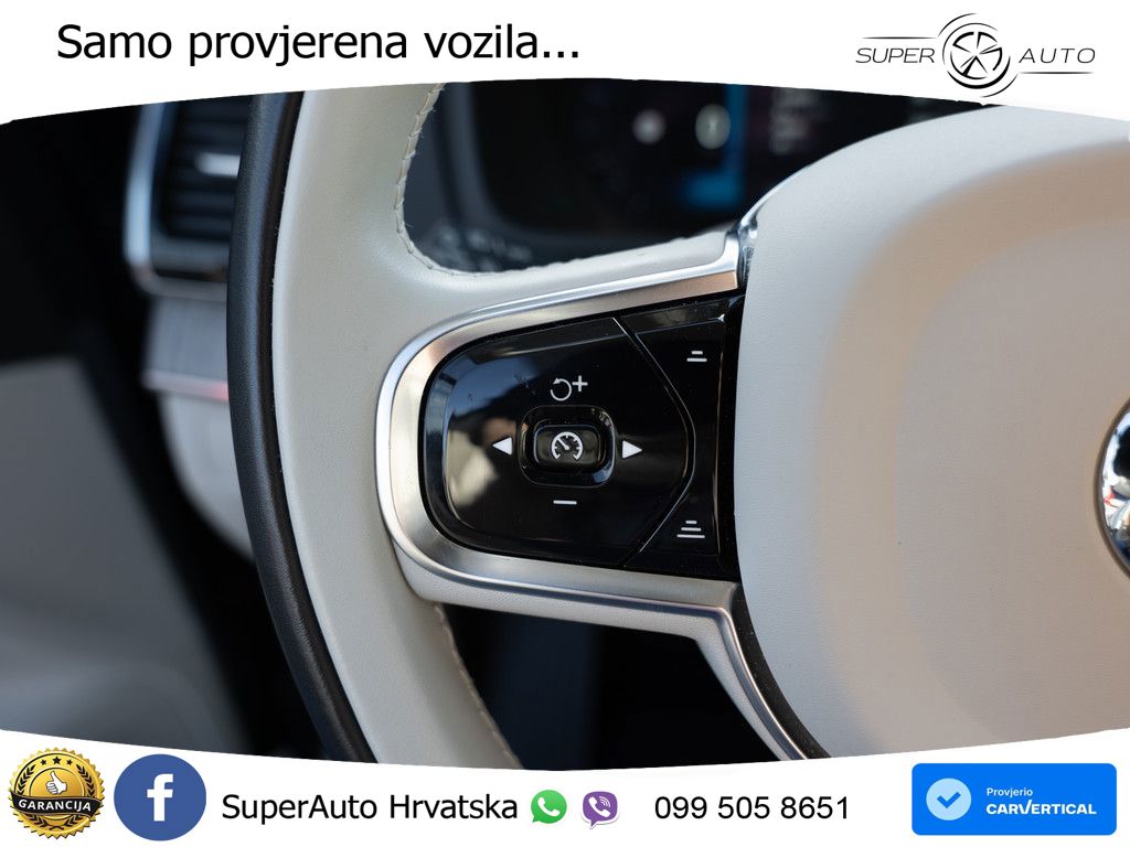 Volvo XC90 2.0 B5 Diesel AWD Automatic ZRAČNI+ACC+GR SJED+KAM+PANO