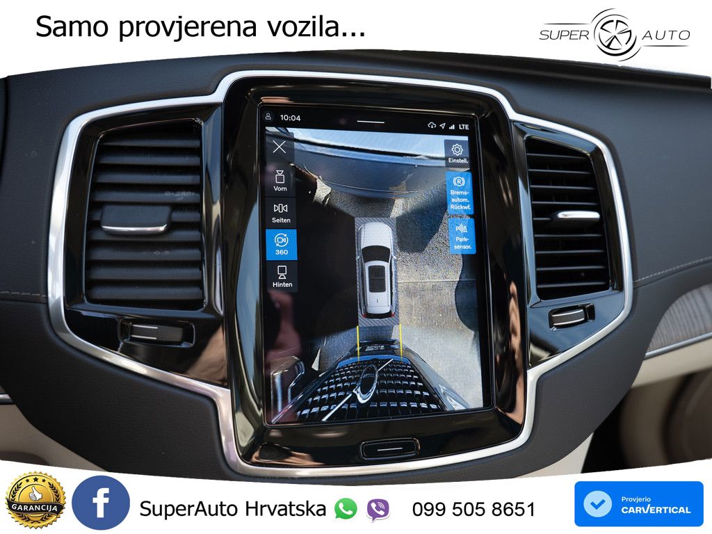 Volvo XC90 2.0 B5 Diesel AWD Automatic ZRAČNI+ACC+GR SJED+KAM+PANO