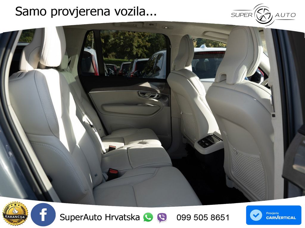 Volvo XC90 2.0 B5 Diesel AWD Automatic ZRAČNI+ACC+GR SJED+KAM+PANO