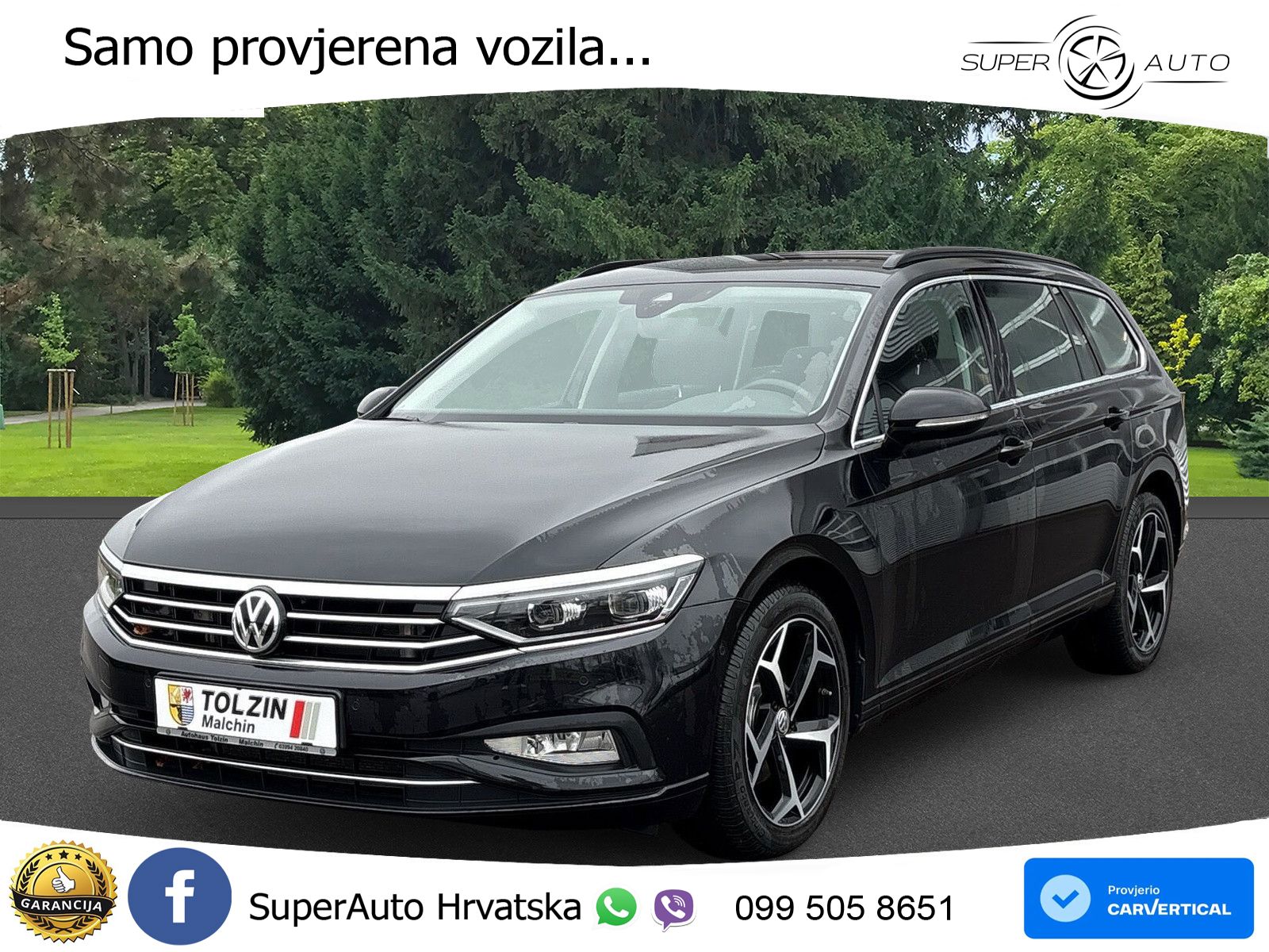 Volkswagen Passat Variant 2.0 TSI (190 KS) DSG LED+GR SJED+ACC