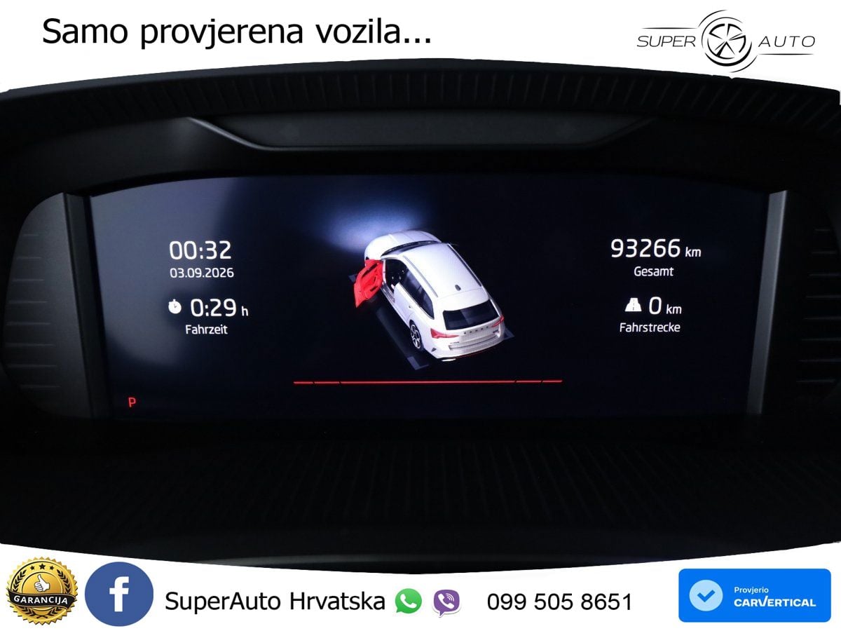 Škoda Octavia Combi RS 2.0 TDI (200 KS) DSG LED+GR SJED+ACC
