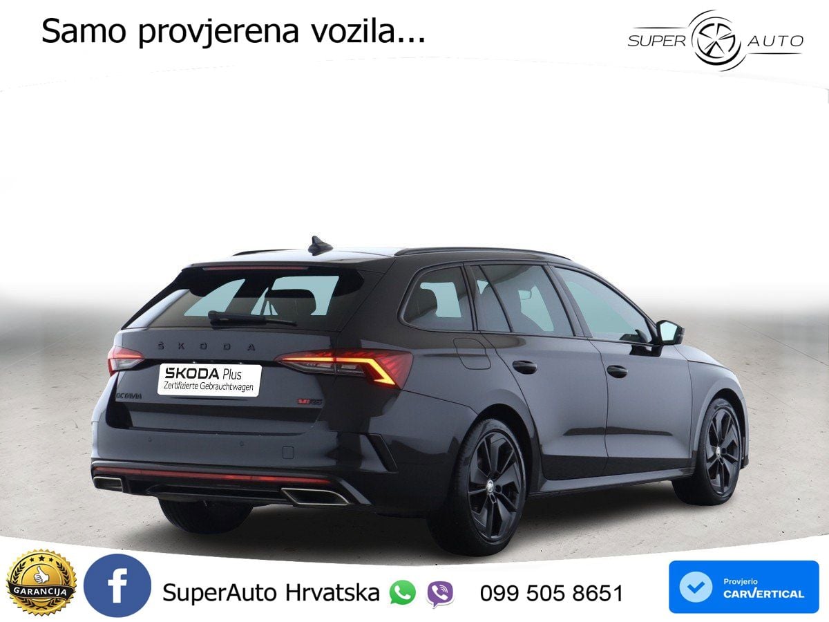 Škoda Octavia Combi RS 2.0 TDI (200 KS) DSG LED+GR SJED+ACC