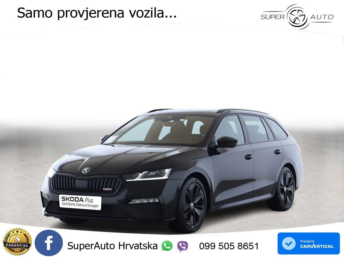 Škoda Octavia Combi RS 2.0 TDI (200 KS) DSG LED+GR SJED+ACC