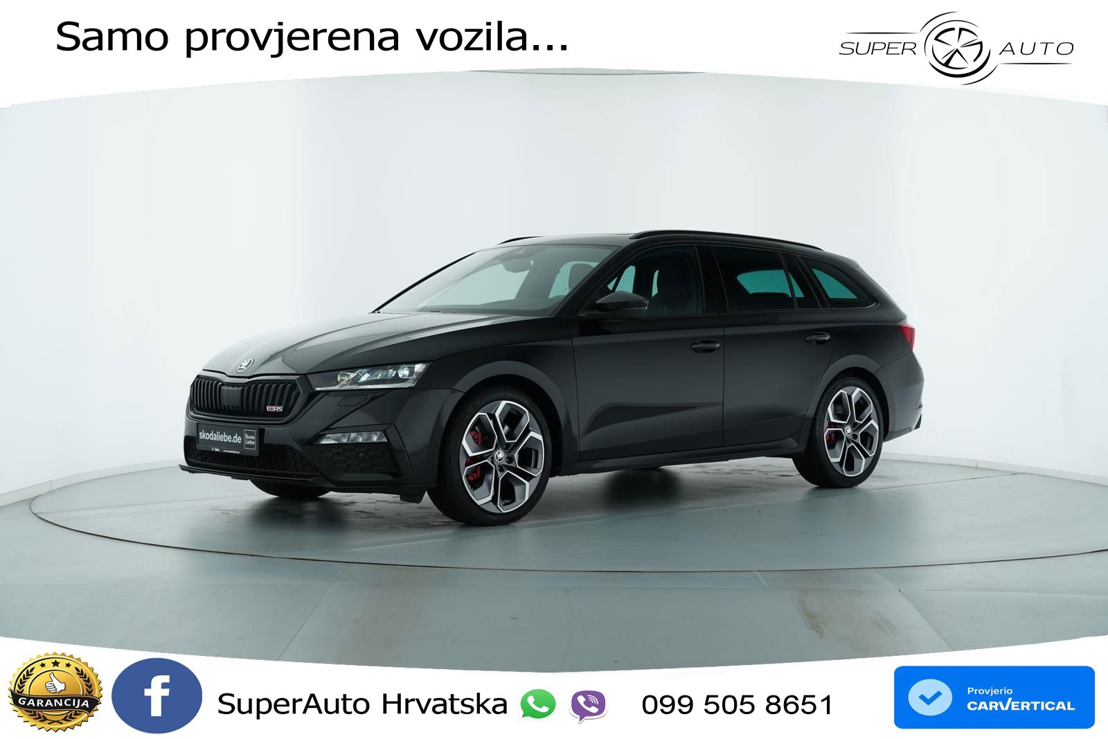 Škoda Octavia Combi RS 2.0 TSI (245 KS) DSG LED+GR SJED+ACC