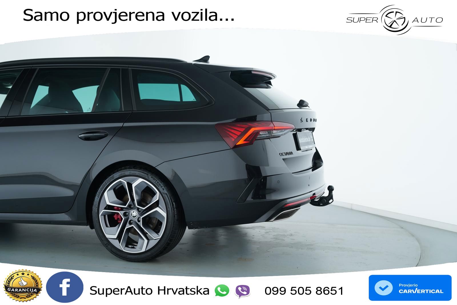 Škoda Octavia Combi RS 2.0 TSI (245 KS) DSG LED+GR SJED+ACC