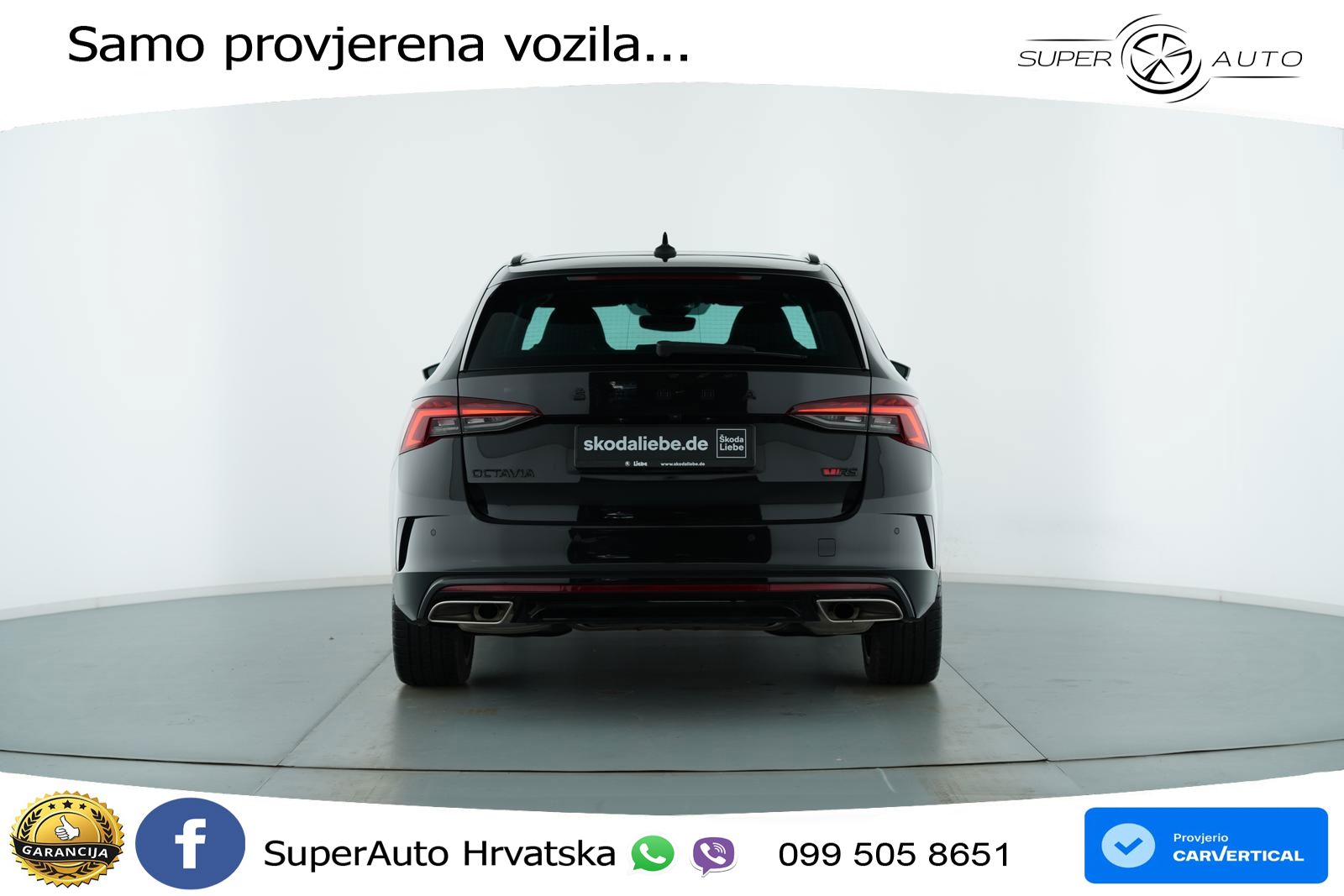 Škoda Octavia Combi RS 2.0 TSI (245 KS) DSG LED+GR SJED+ACC