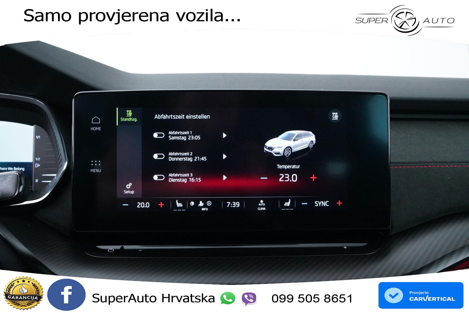 Škoda Octavia Combi RS 2.0 TSI (245 KS) DSG LED+GR SJED+ACC