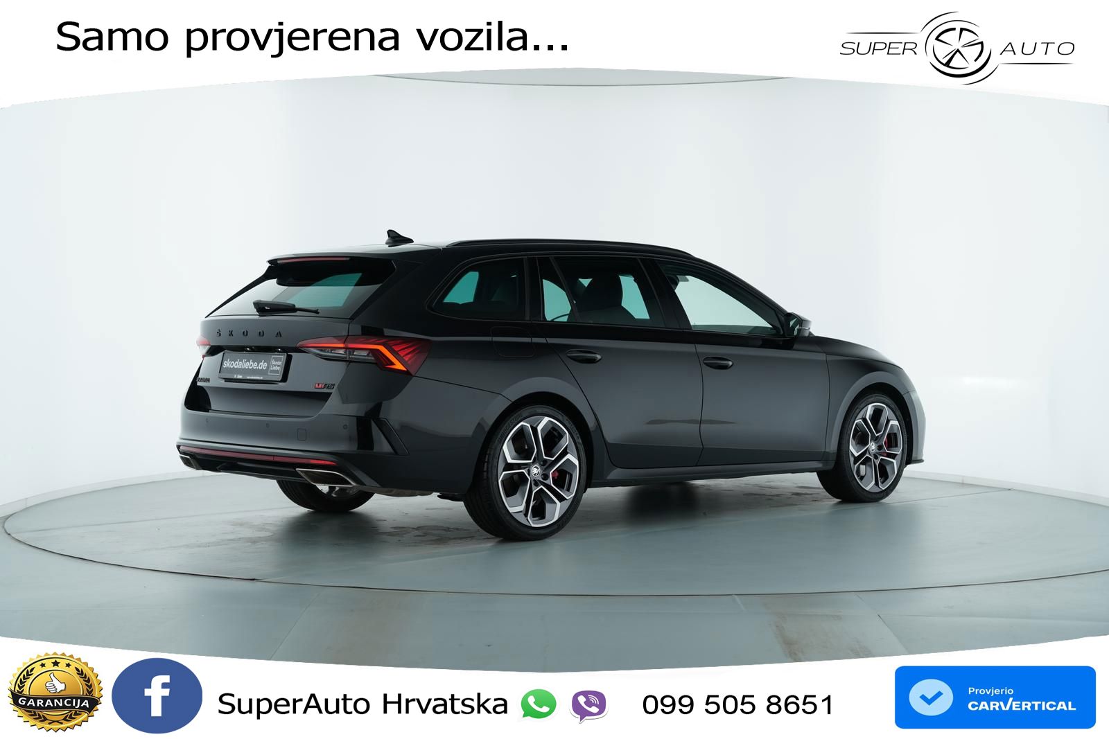 Škoda Octavia Combi RS 2.0 TSI (245 KS) DSG LED+GR SJED+ACC