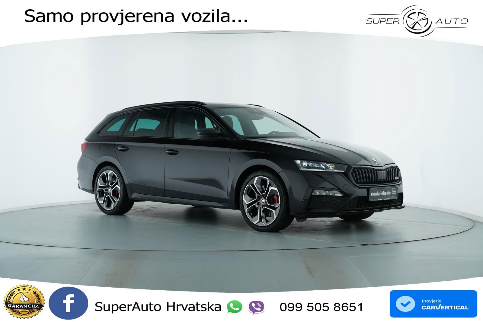 Škoda Octavia Combi RS 2.0 TSI (245 KS) DSG LED+GR SJED+ACC