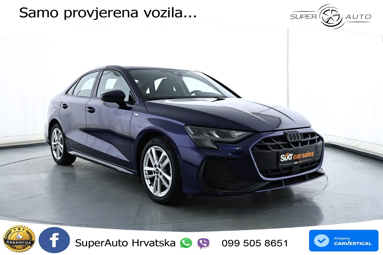 Audi A3 Limuzina 30 TFSI (116 KS) S tronic S line LED+GR SJED+ACC
