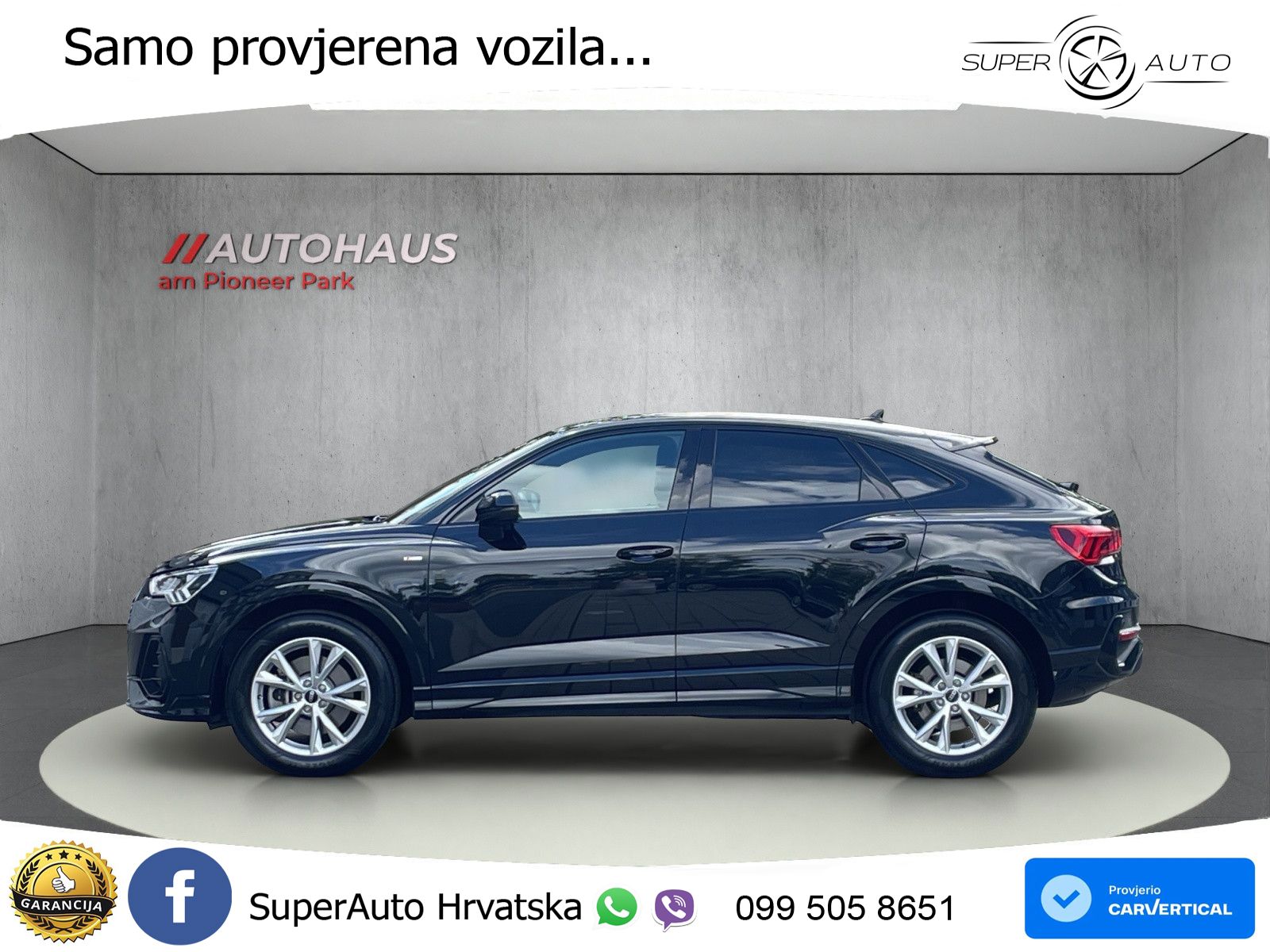 Audi Q3 Sportback 40 TDI (200 KS) quattro S tronic S line LED+GR SJED+ACC