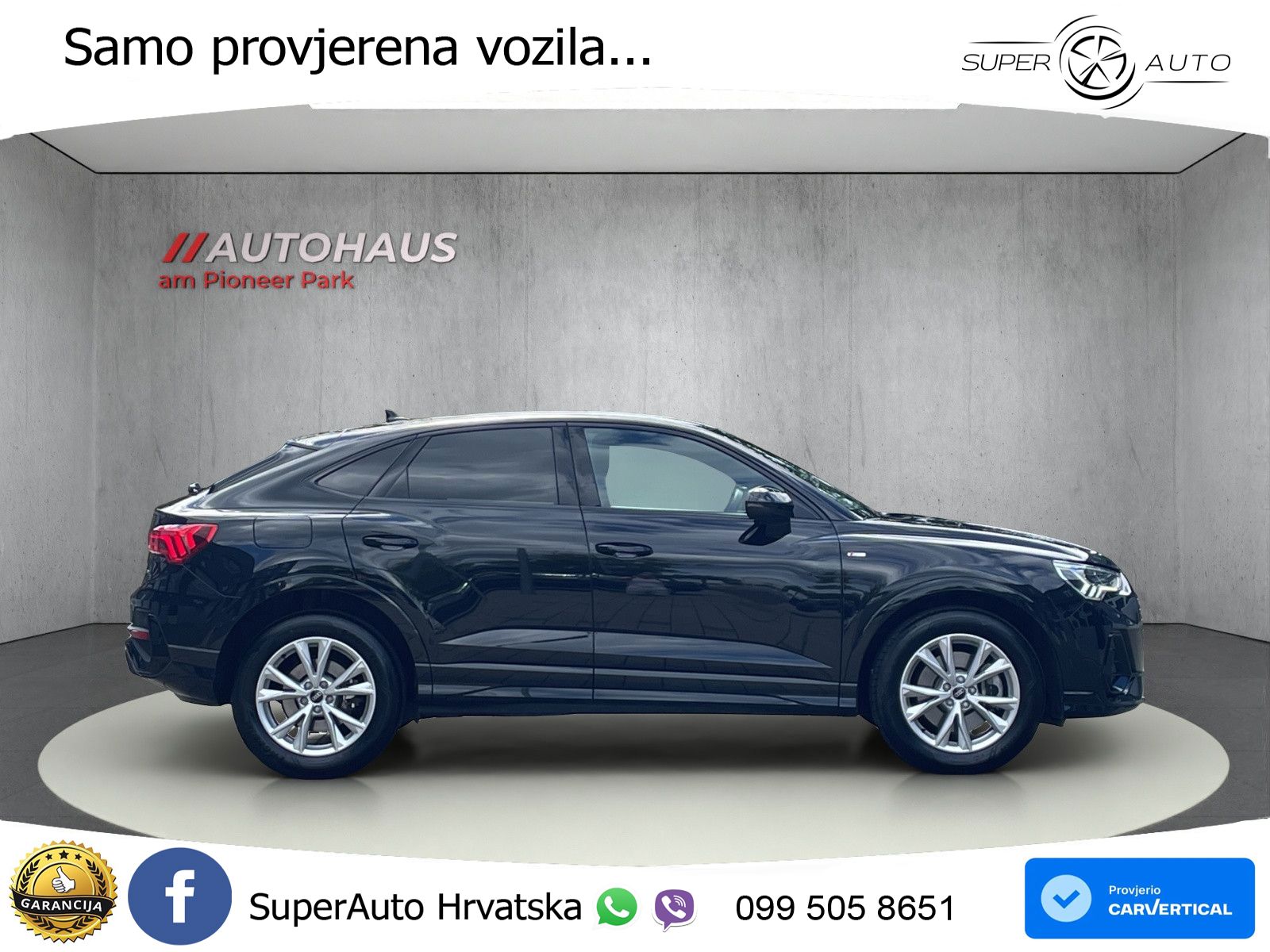 Audi Q3 Sportback 40 TDI (200 KS) quattro S tronic S line LED+GR SJED+ACC