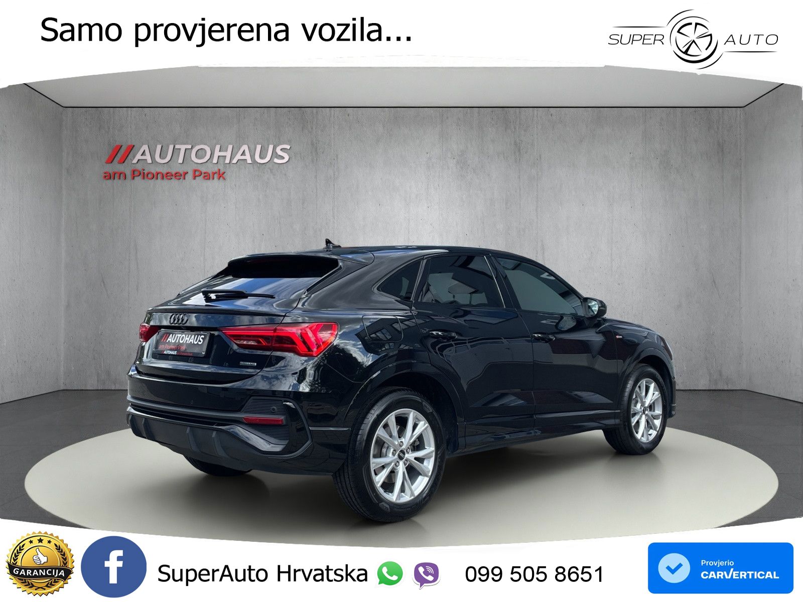 Audi Q3 Sportback 40 TDI (200 KS) quattro S tronic S line LED+GR SJED+ACC