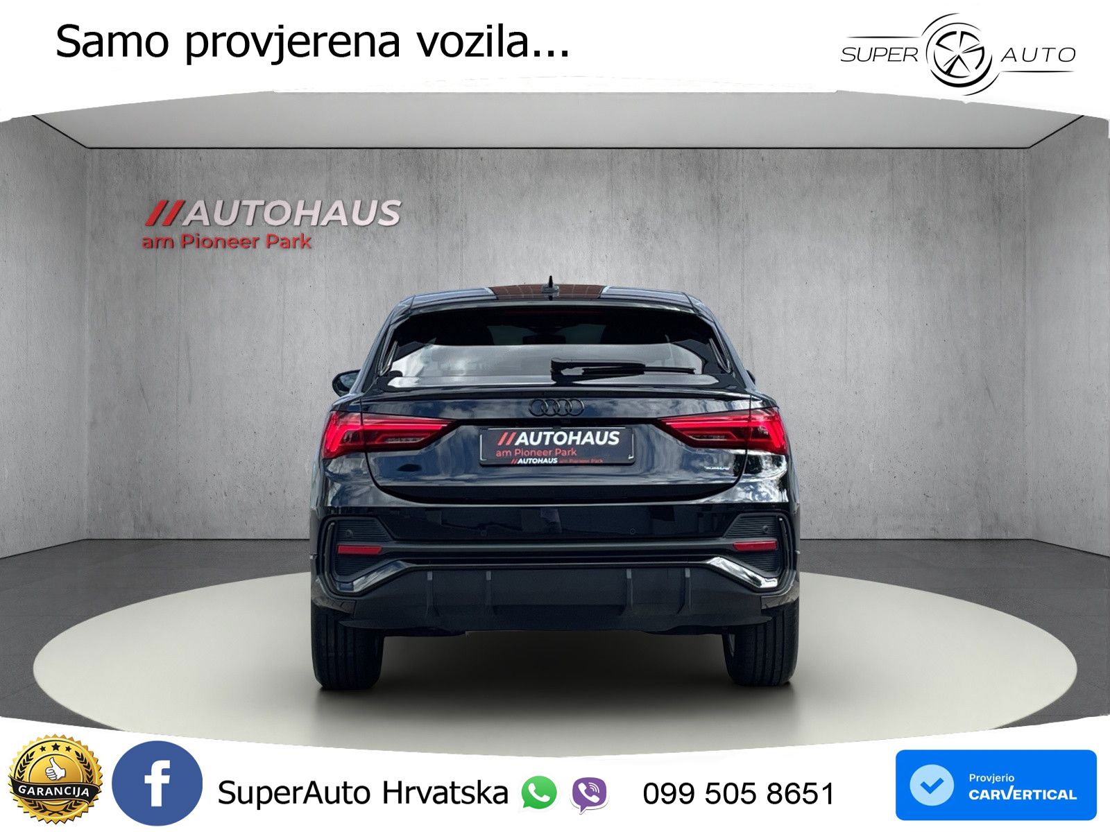 Audi Q3 Sportback 40 TDI (200 KS) quattro S tronic S line LED+GR SJED+ACC