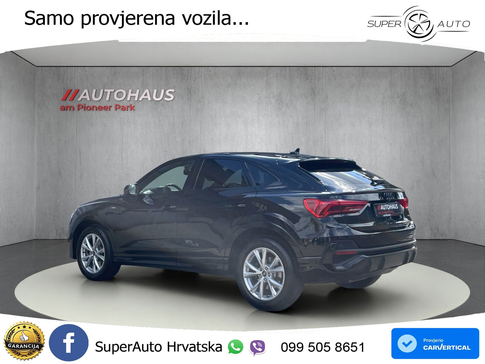 Audi Q3 Sportback 40 TDI (200 KS) quattro S tronic S line LED+GR SJED+ACC