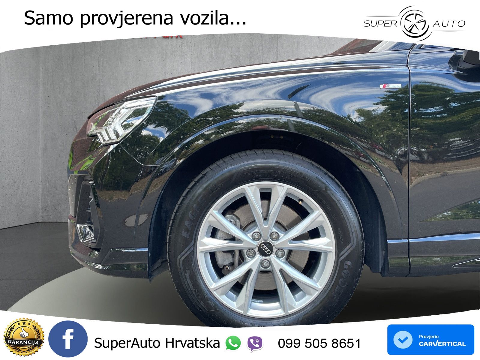 Audi Q3 Sportback 40 TDI (200 KS) quattro S tronic S line LED+GR SJED+ACC