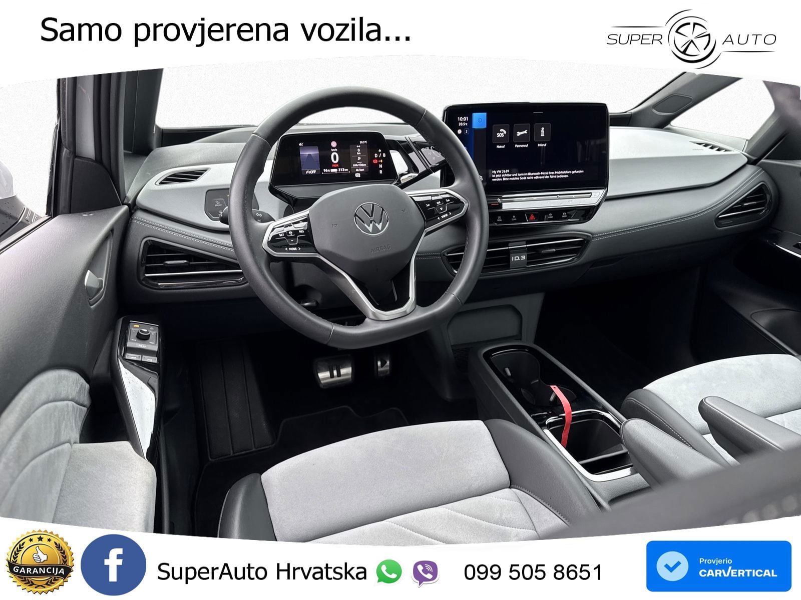 Volkswagen ID.3 Pro 62 kWh (204 KS) ACC+HEAD+GR SJED+360+PANO