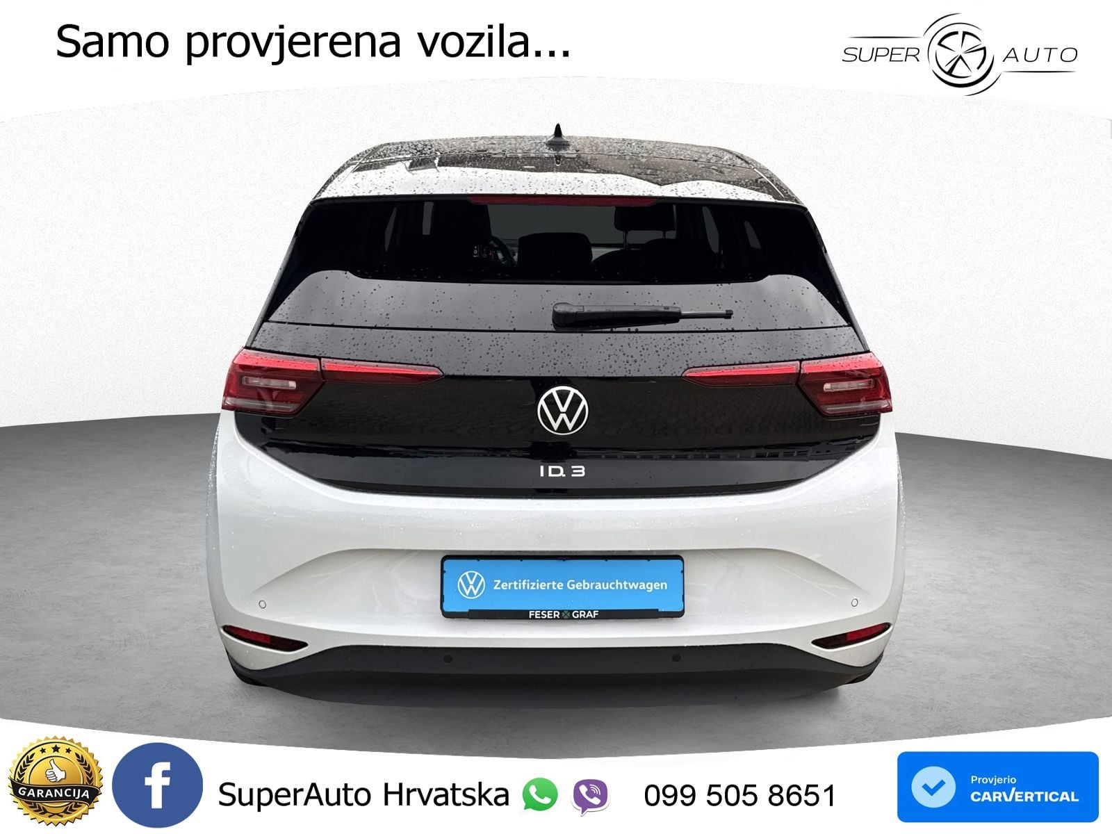 Volkswagen ID.3 Pro 62 kWh (204 KS) ACC+HEAD+GR SJED+360+PANO