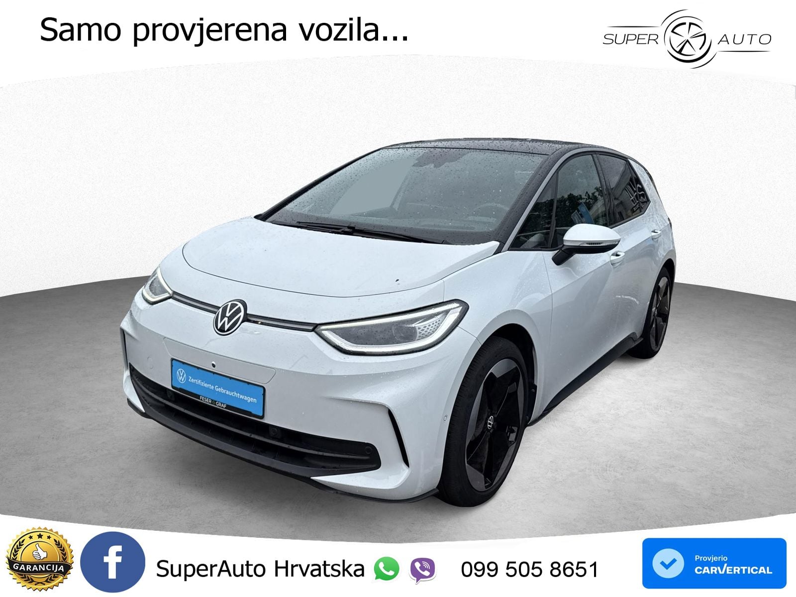 Volkswagen ID.3 Pro 62 kWh (204 KS) ACC+HEAD+GR SJED+360+PANO