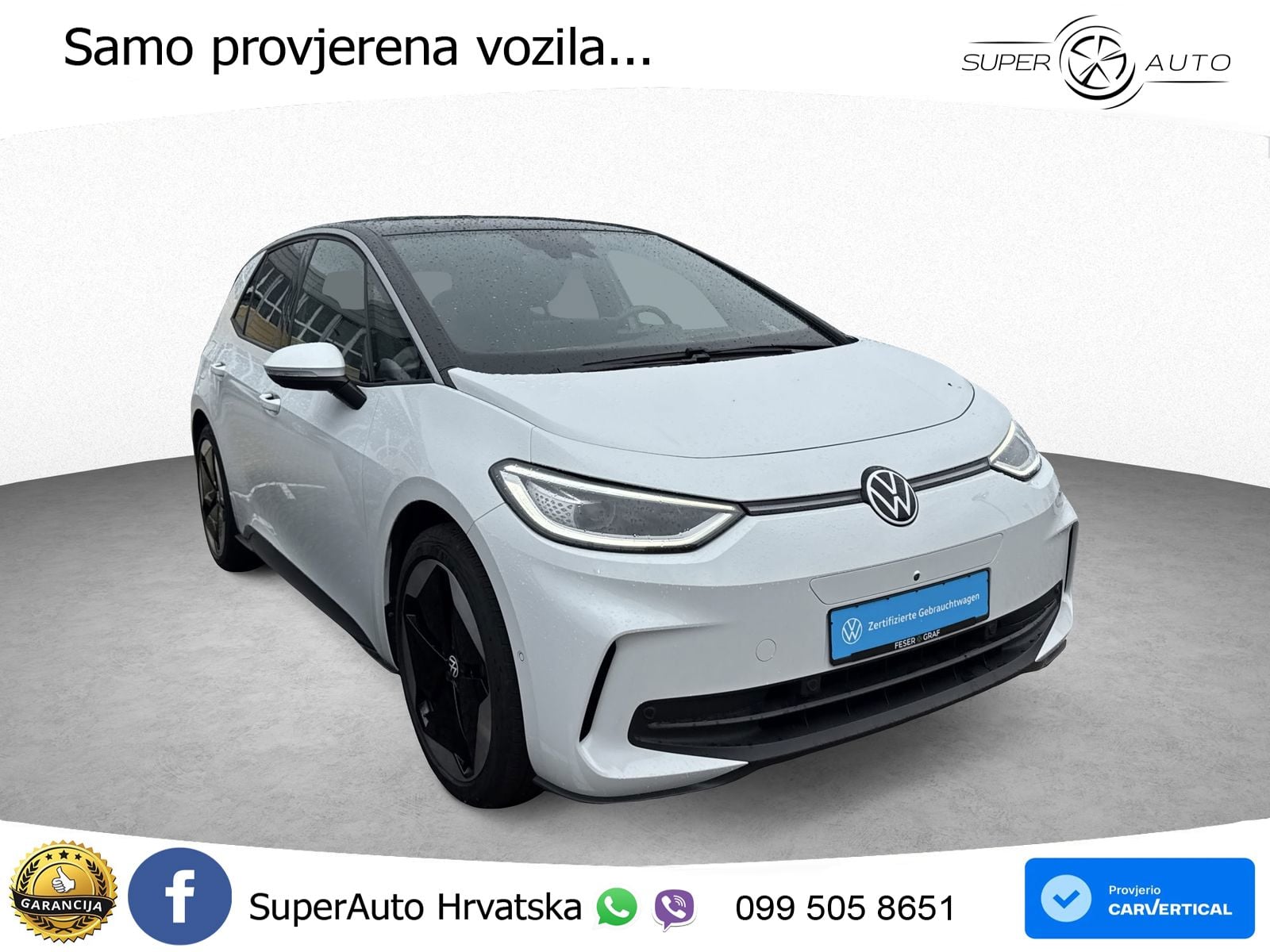 Volkswagen ID.3 Pro 62 kWh (204 KS) ACC+HEAD+GR SJED+360+PANO