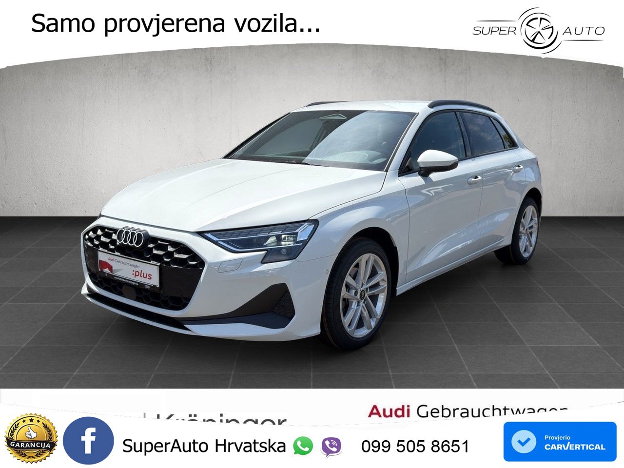 Audi A3 30 TDI (116 KS) LED+GR SJED+ACC