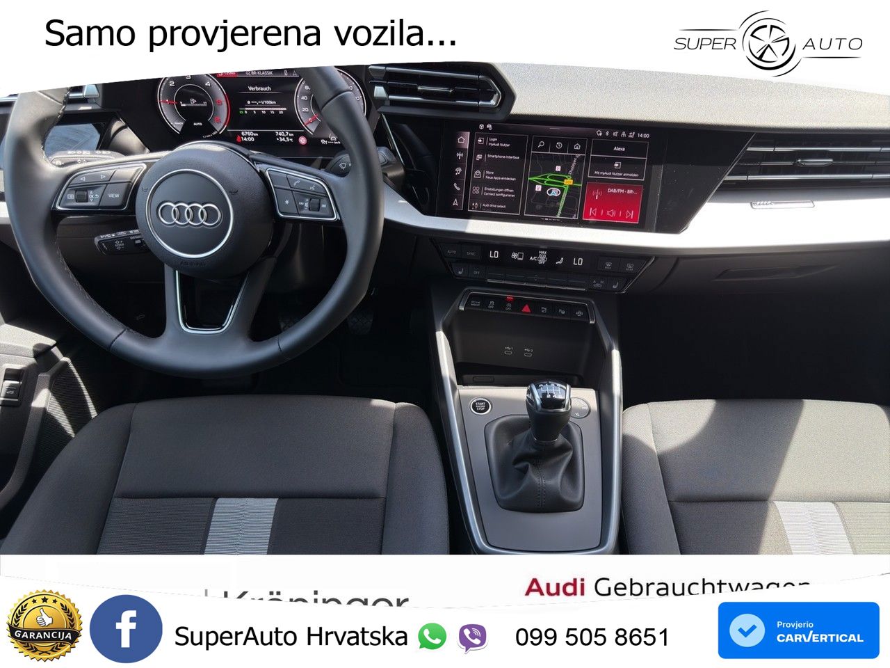 Audi A3 30 TDI (116 KS) LED+GR SJED+ACC