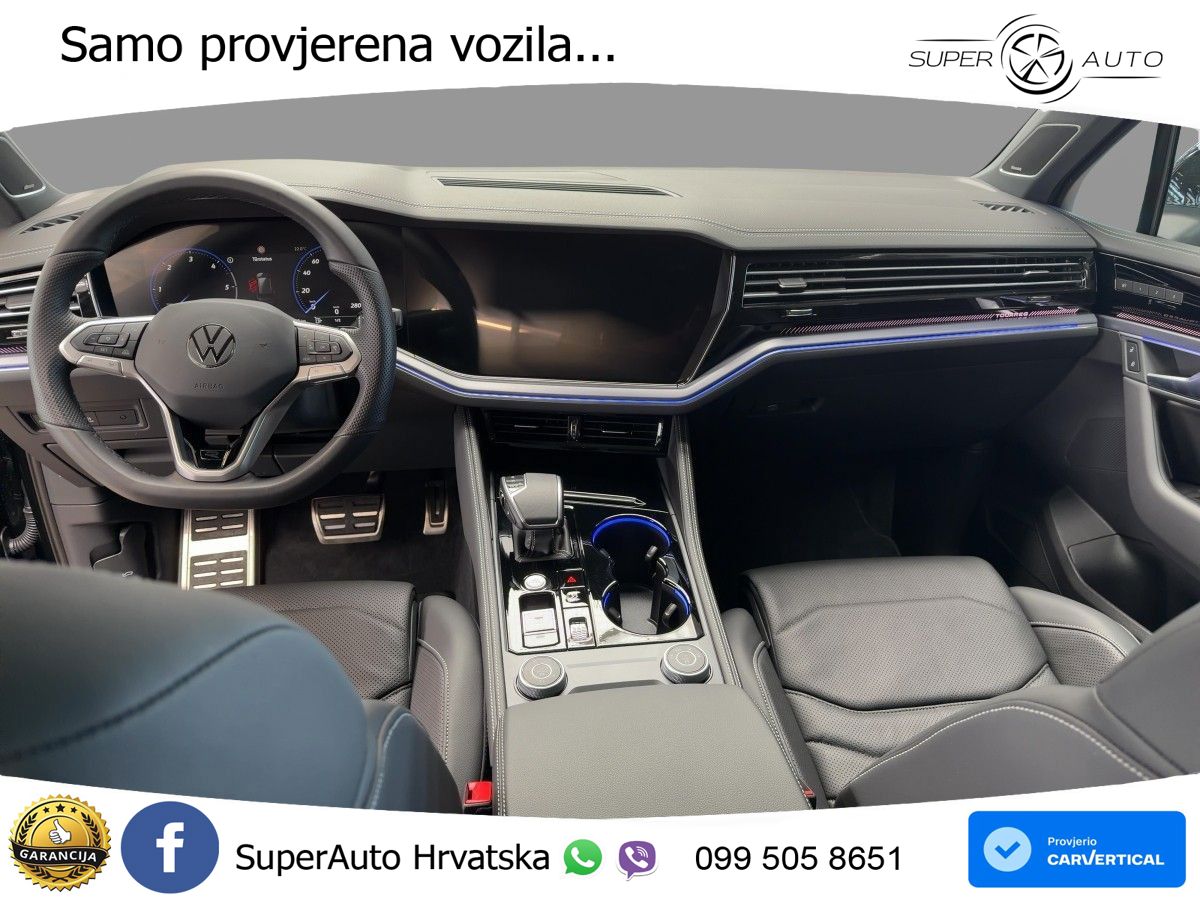 Volkswagen Touareg 3.0 V6 TDI (286 KS) 4MOTION Tiptronic ZRAČNI+ACC+GR SJED+KAM+PANO