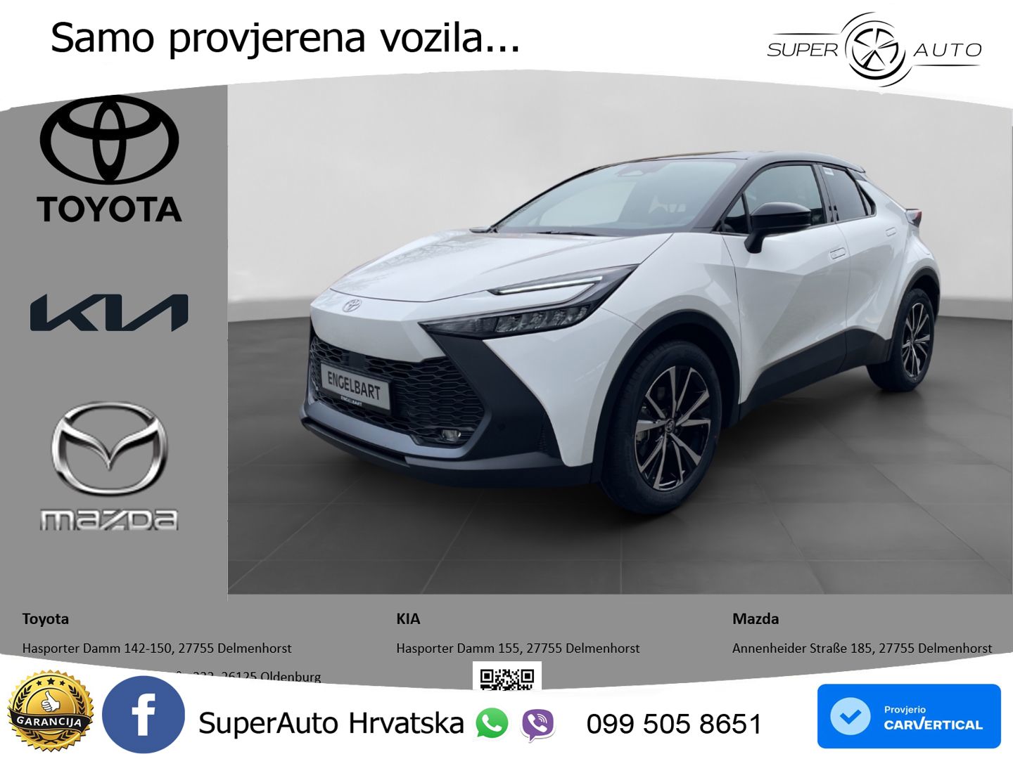 Toyota C-HR 2.0 (198 KS) Hybrid e-CVT Teamplayer LED+GR SJED+ACC