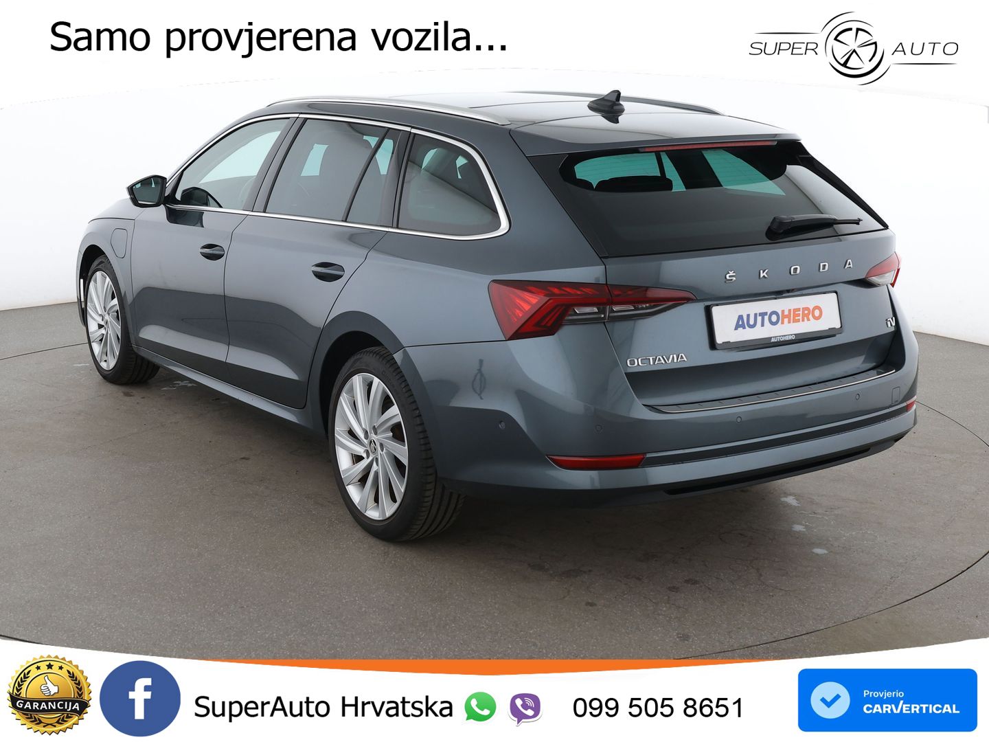 Škoda Octavia Combi iV 1.4 TSI (204 KS) DSG LED+GR SJED+ACC