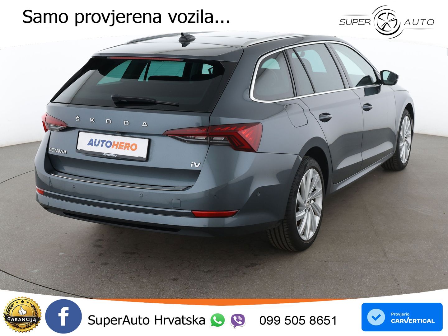 Škoda Octavia Combi iV 1.4 TSI (204 KS) DSG LED+GR SJED+ACC