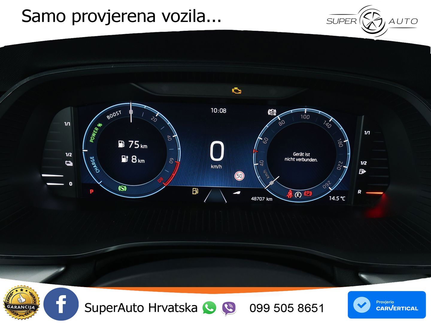 Škoda Octavia Combi iV 1.4 TSI (204 KS) DSG LED+GR SJED+ACC