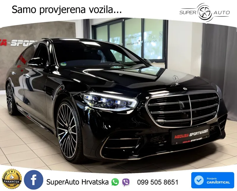 Mercedes S 580 V8 (503 KS) EQ Boost 4MATIC 9G-TRONIC AMG LED+GR SJED+ACC