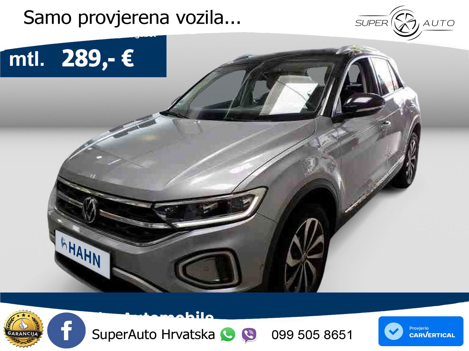 Volkswagen T-Roc 1.5 TSI (150 KS) DSG LED+GR SJED+ACC