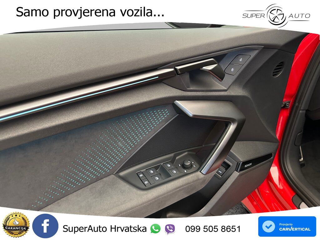 Audi RS3 Sedan 2.5 TFSI (400 KS) quattro S tronic LED+GR SJED+ACC
