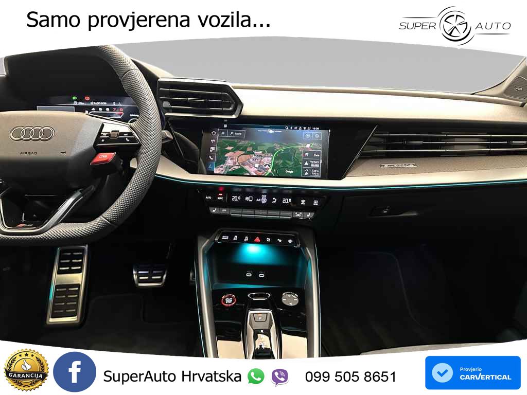 Audi RS3 Sedan 2.5 TFSI (400 KS) quattro S tronic LED+GR SJED+ACC