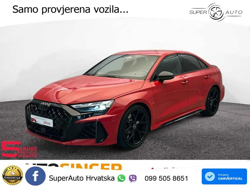 Audi RS3 Sedan 2.5 TFSI (400 KS) quattro S tronic LED+GR SJED+ACC