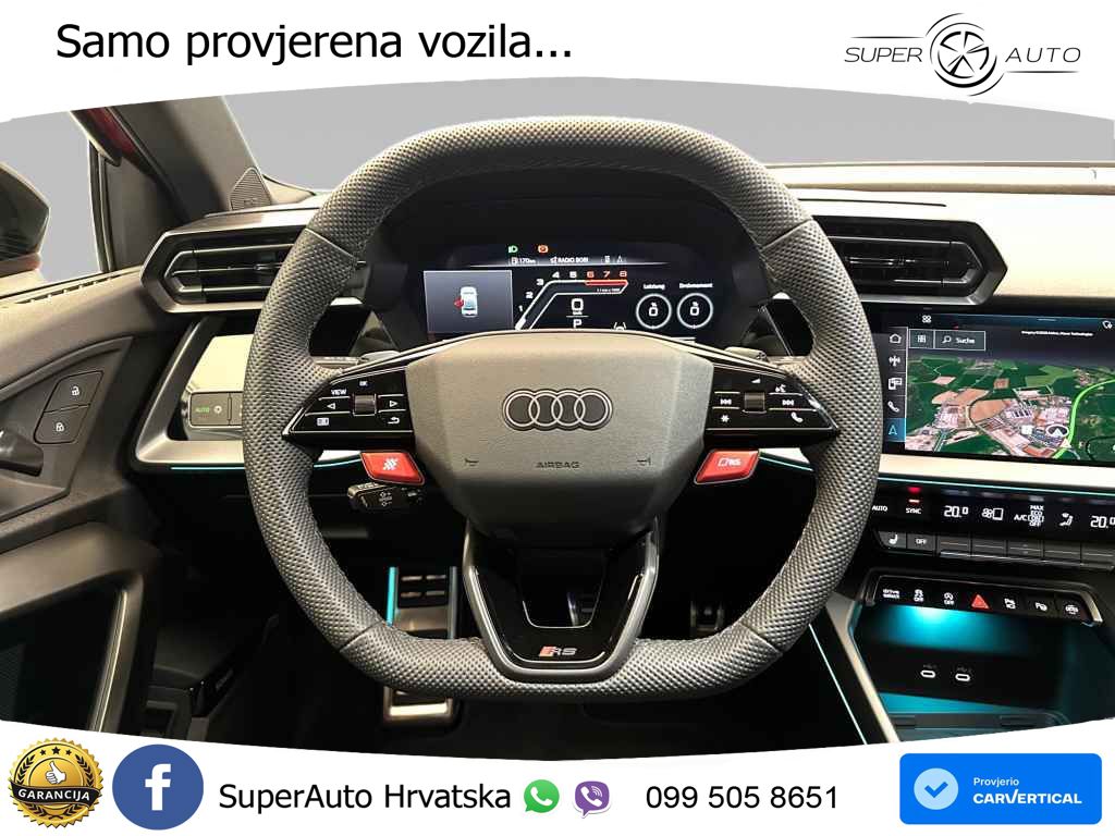 Audi RS3 Sedan 2.5 TFSI (400 KS) quattro S tronic LED+GR SJED+ACC