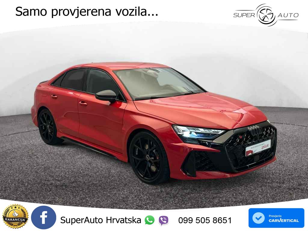 Audi RS3 Sedan 2.5 TFSI (400 KS) quattro S tronic LED+GR SJED+ACC