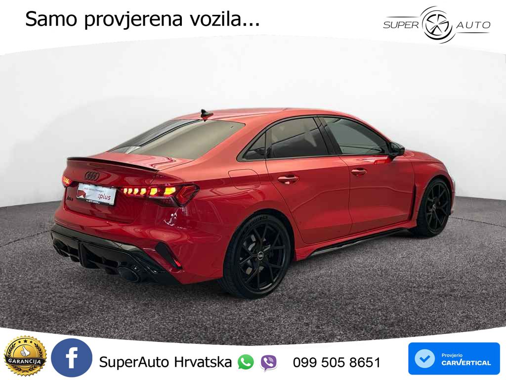Audi RS3 Sedan 2.5 TFSI (400 KS) quattro S tronic LED+GR SJED+ACC