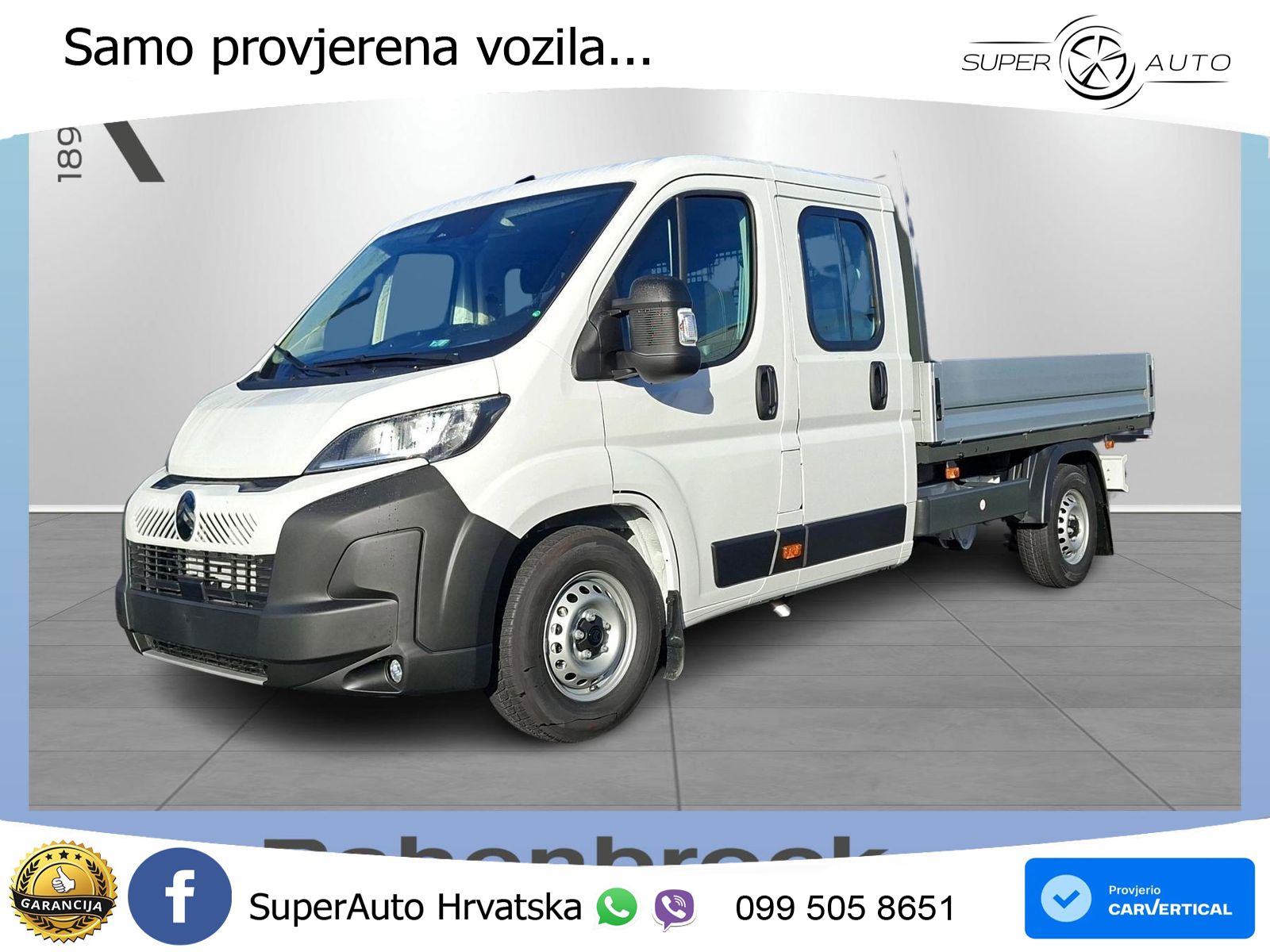 Citroën Jumper L3 Pritsche Doka 2.2 Diesel 3,5T 140 KS
