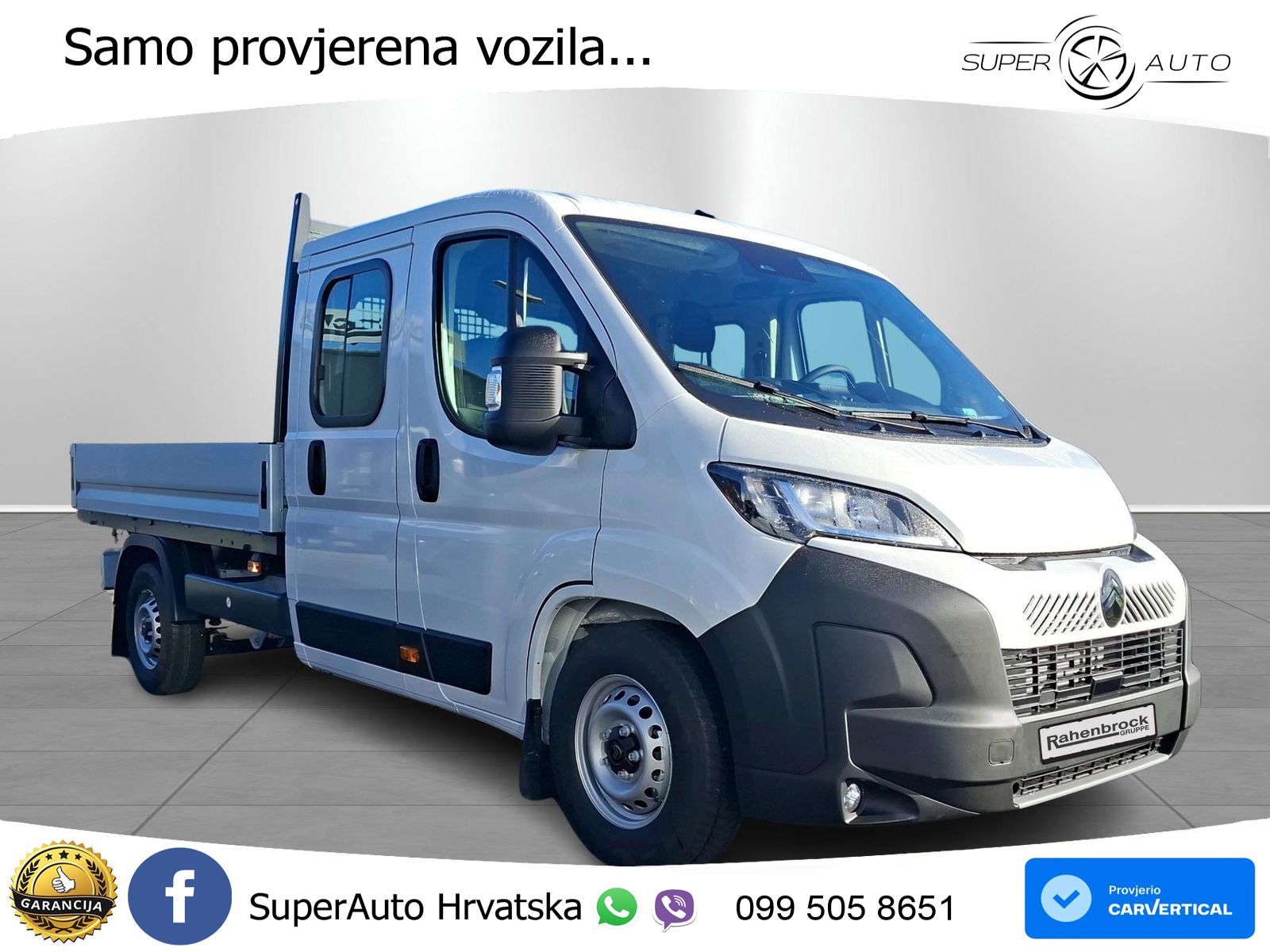 Citroën Jumper L3 Pritsche Doka 2.2 Diesel 3,5T 140 KS